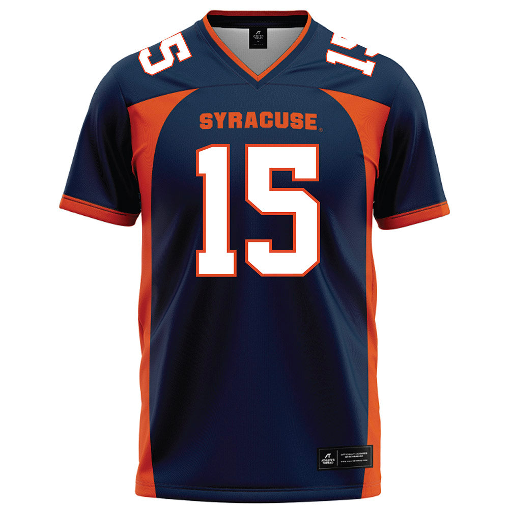 Syracuse - NCAA Football : Amare Gough - Blue Football Jersey-0