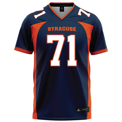 Syracuse - NCAA Football : Jayden Mann - Blue Football Jersey-0