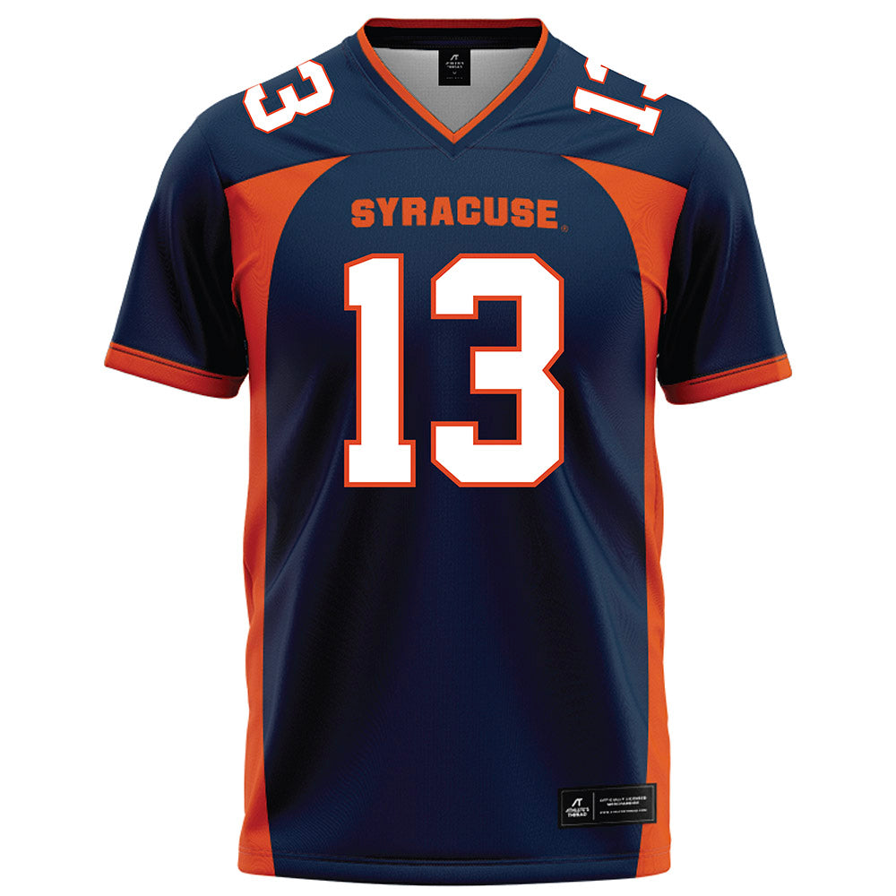 Syracuse - NCAA Football : Joseph Filardi - Blue Football Jersey-0