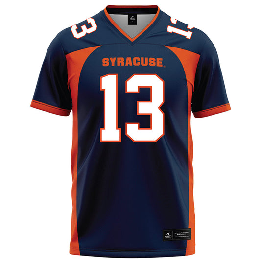 Syracuse - NCAA Football : Joseph Filardi - Blue Football Jersey-0