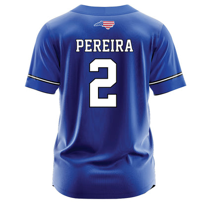 UNC Asheville - NCAA Baseball : Jake Pereira - Royal Jersey-1