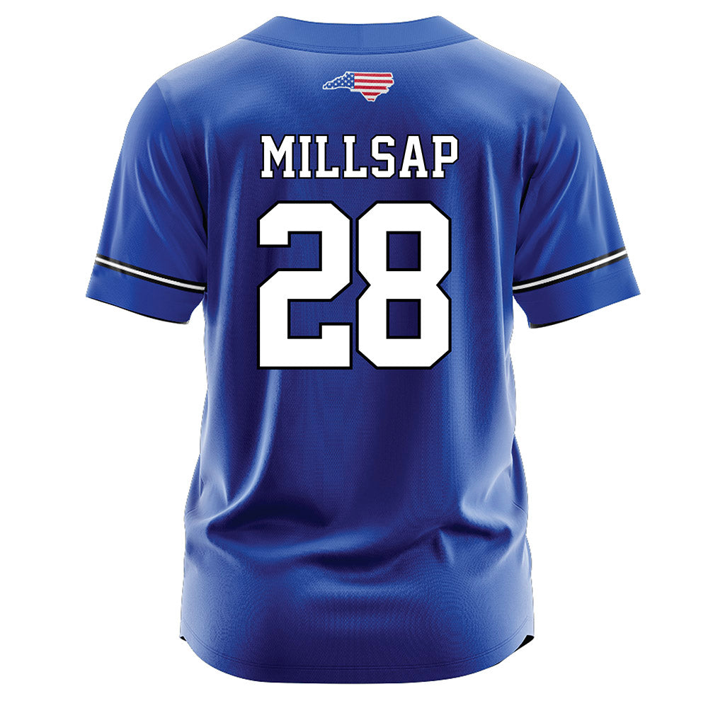 UNC Asheville - NCAA Baseball : Gunner Millsap - Royal Jersey-1