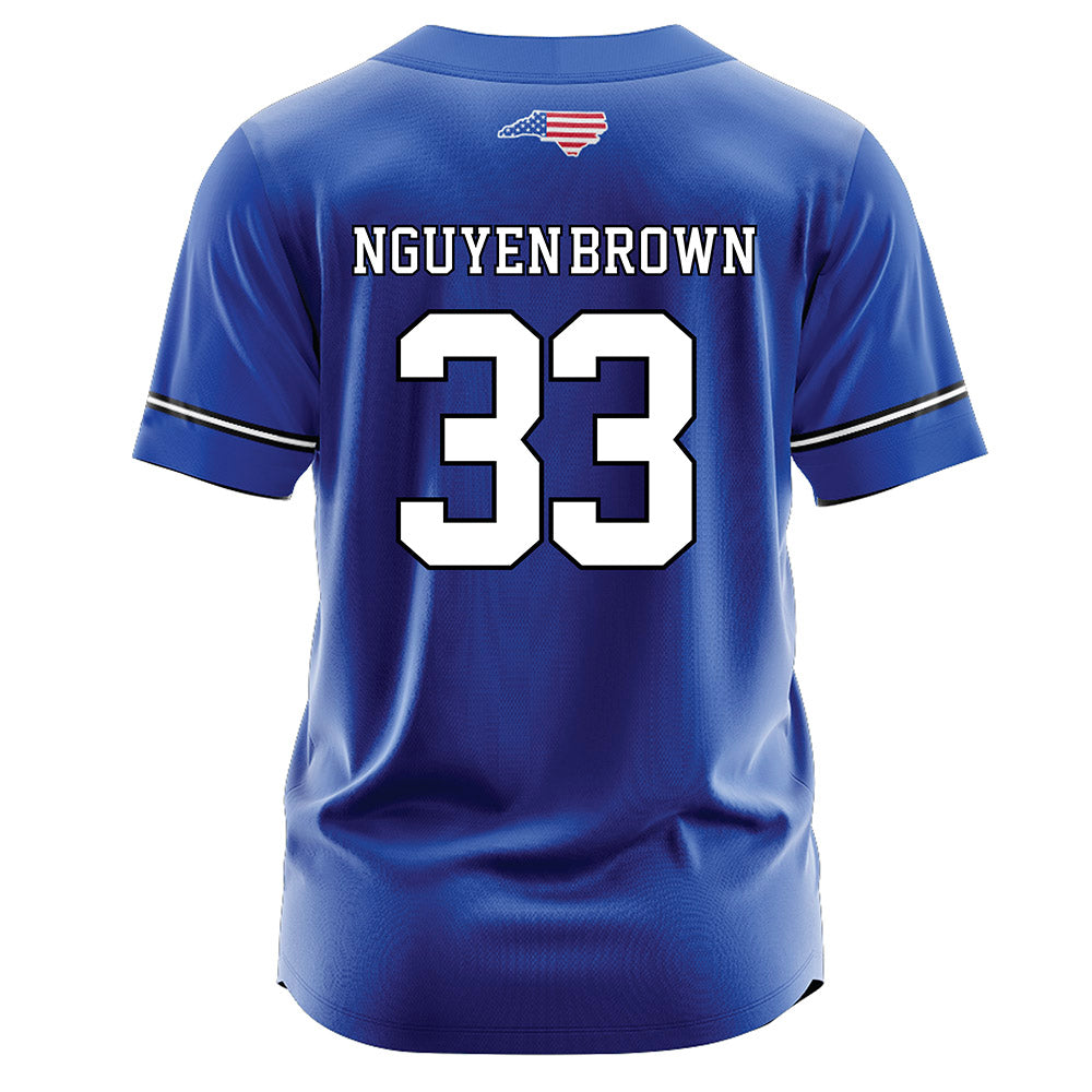 UNC Asheville - NCAA Baseball : Daylinh Nguyen-Brown - Royal Jersey-1