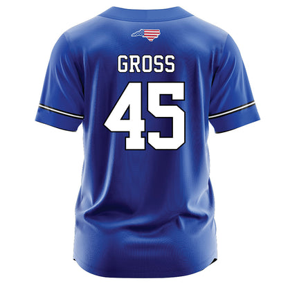 UNC Asheville - NCAA Baseball : Landon Gross - Royal Jersey-1