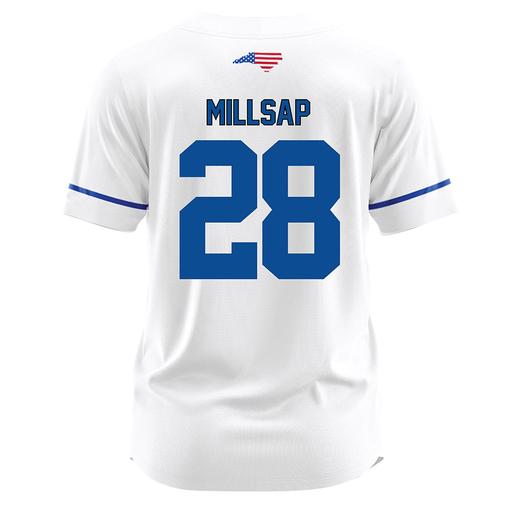UNC Asheville - NCAA Baseball : Gunner Millsap - White Jersey-1
