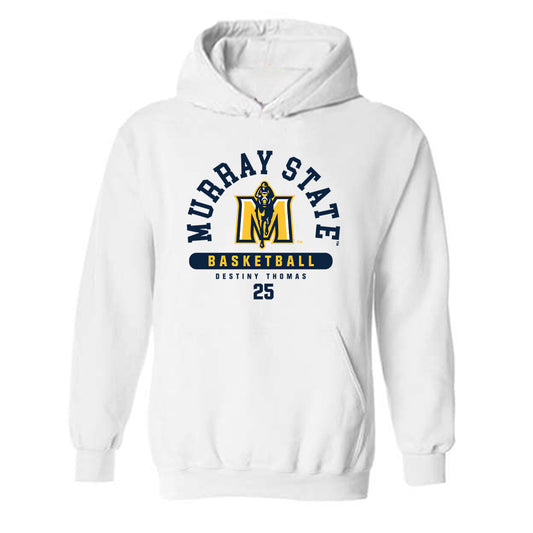 Murray State - NCAA Women's Basketball : Destiny Thomas - Classic Fashion Shersey Hooded Sweatshirt-0