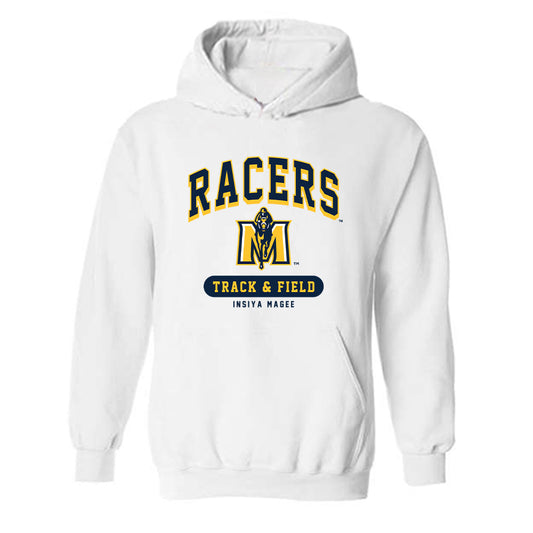 Murray State - NCAA Women's Track & Field : Insiya Magee - Classic Fashion Shersey Hooded Sweatshirt-0
