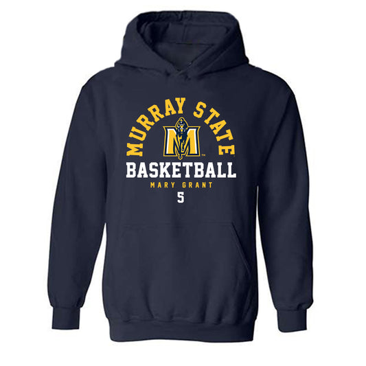 Murray State - NCAA Women's Basketball : Mary Grant - Classic Fashion Shersey Hooded Sweatshirt-0