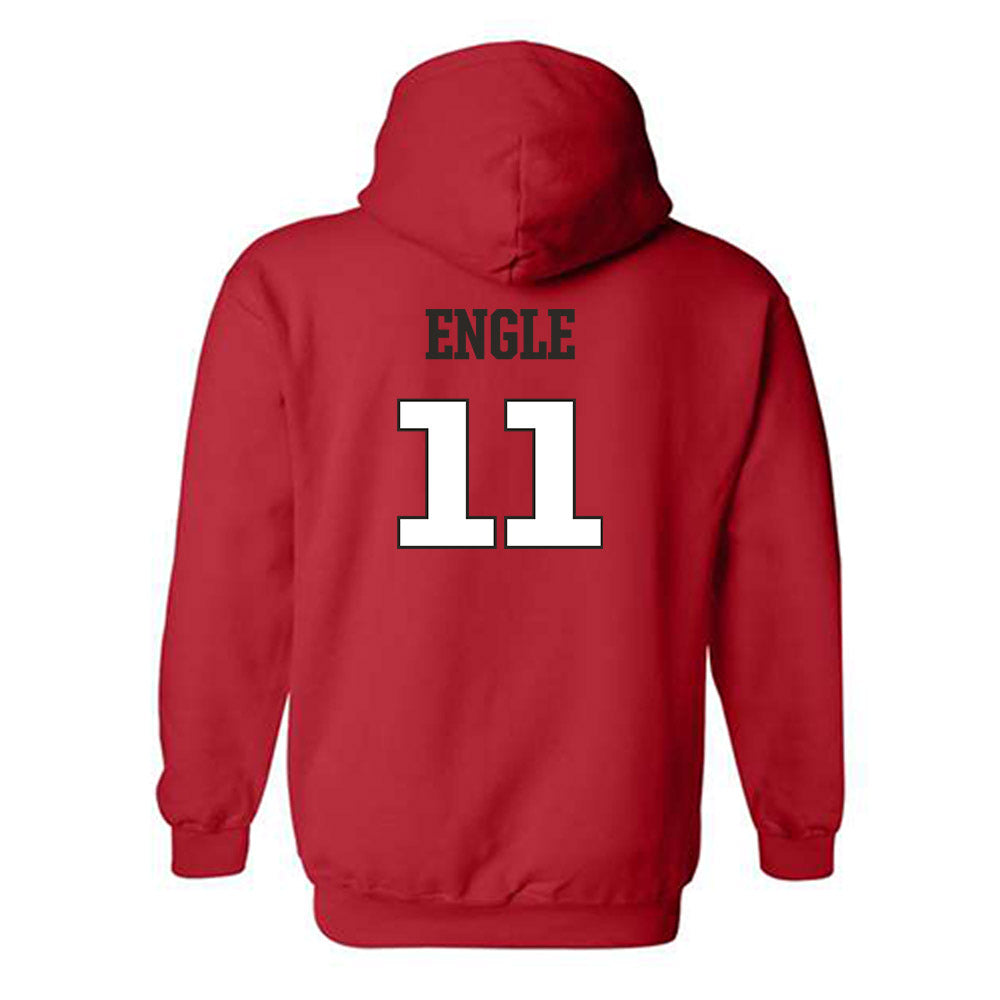 Fairfield - NCAA Baseball : Harrison Engle - Classic Shersey Hooded Sweatshirt-1