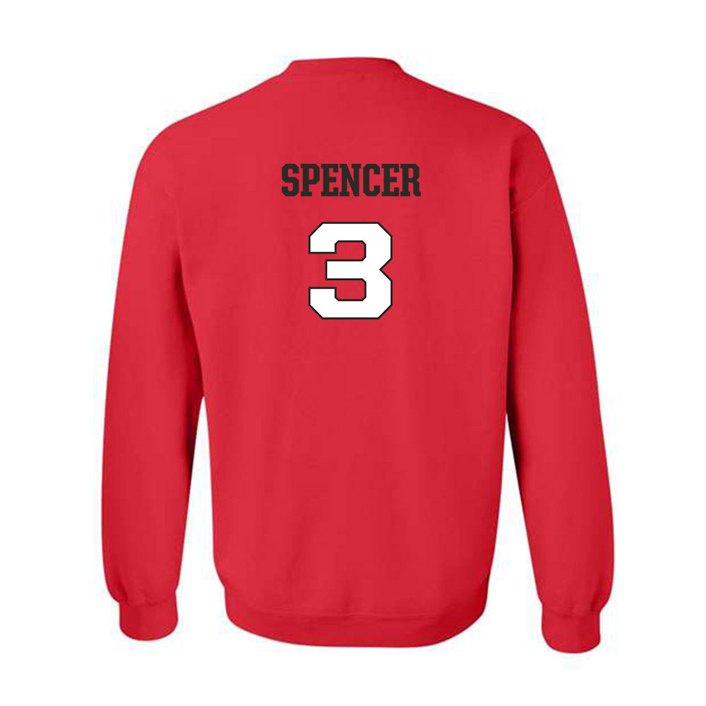 Fairfield - NCAA Baseball : Luke Spencer - Classic Shersey Crewneck Sweatshirt-1
