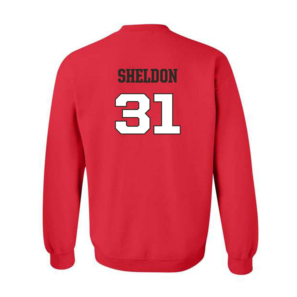 Fairfield - NCAA Baseball : Jack Sheldon - Classic Shersey Crewneck Sweatshirt-1