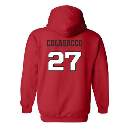 Fairfield - NCAA Women's Lacrosse : Sophia Colasacco - Classic Shersey Hooded Sweatshirt-1