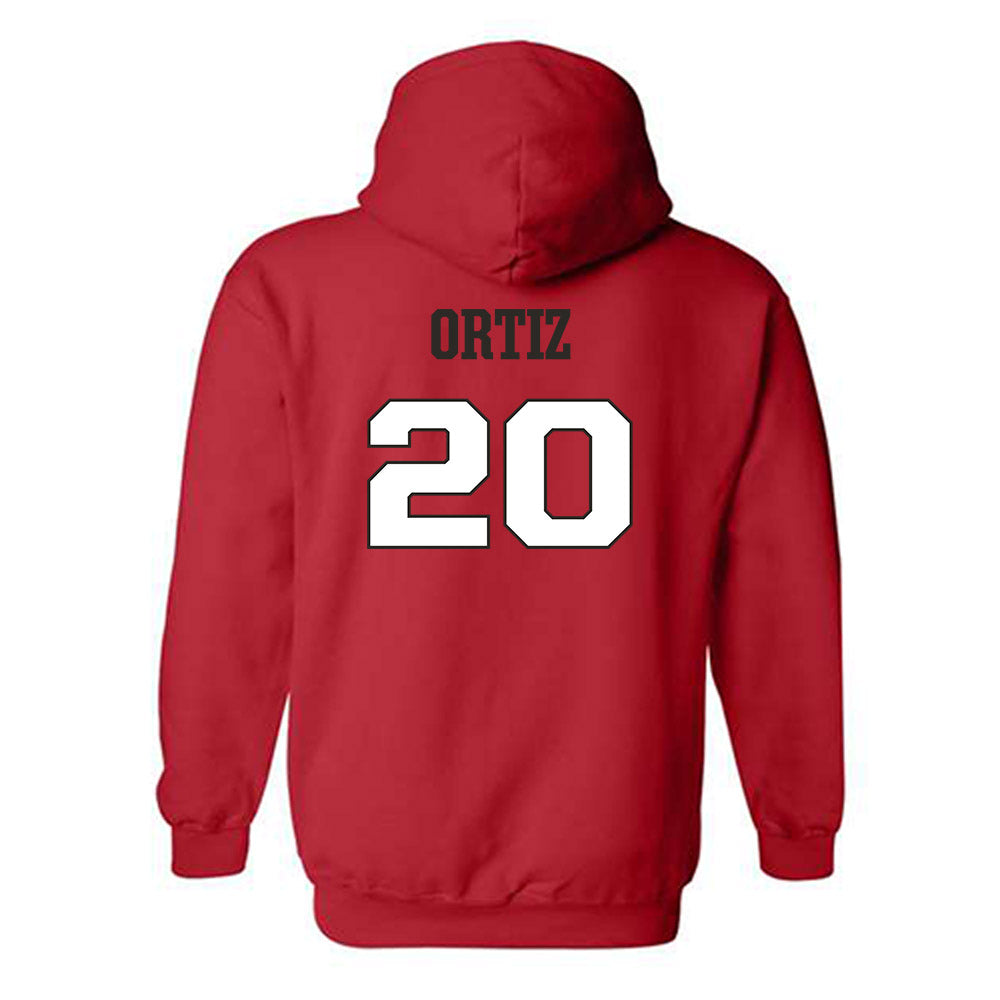 Fairfield - NCAA Men's Soccer : Cristian Ortiz - Classic Shersey Hooded Sweatshirt-1