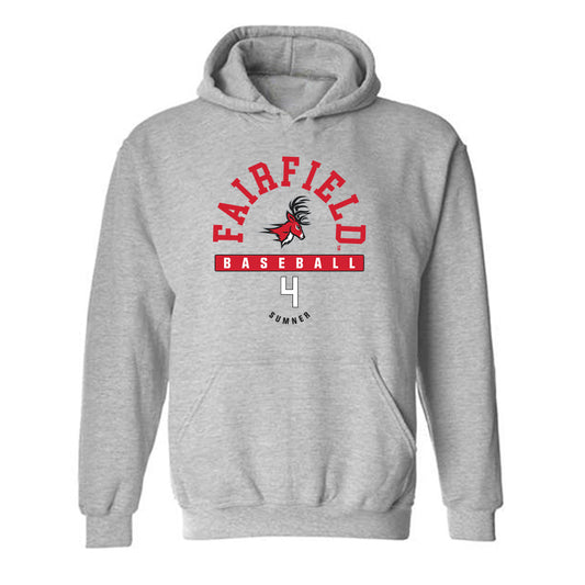 Fairfield - NCAA Baseball : Tyson Sumner - Classic Fashion Shersey Hooded Sweatshirt-0