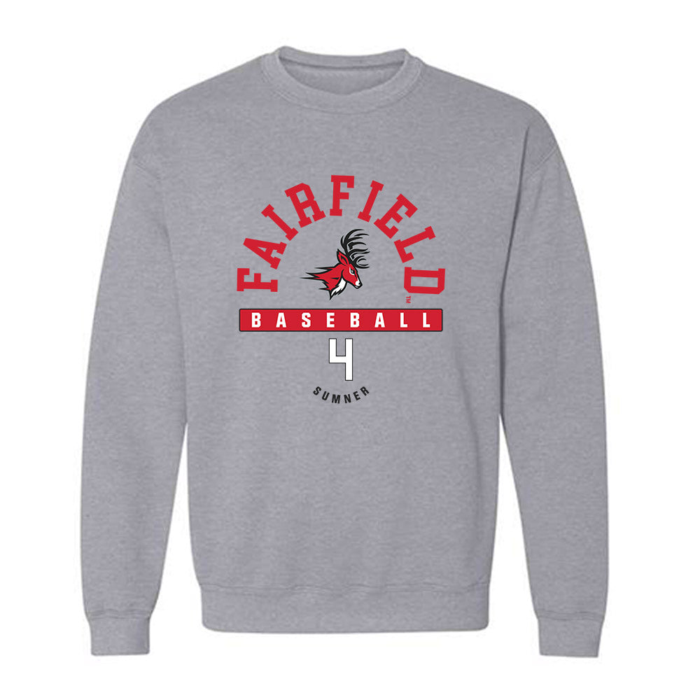 Fairfield - NCAA Baseball : Tyson Sumner - Classic Fashion Shersey Crewneck Sweatshirt-0