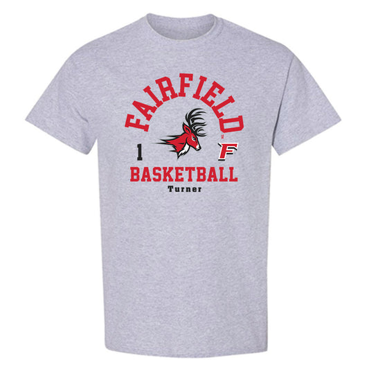 Fairfield - NCAA Men's Basketball : Deuce Turner - Classic Fashion Shersey T-Shirt-0