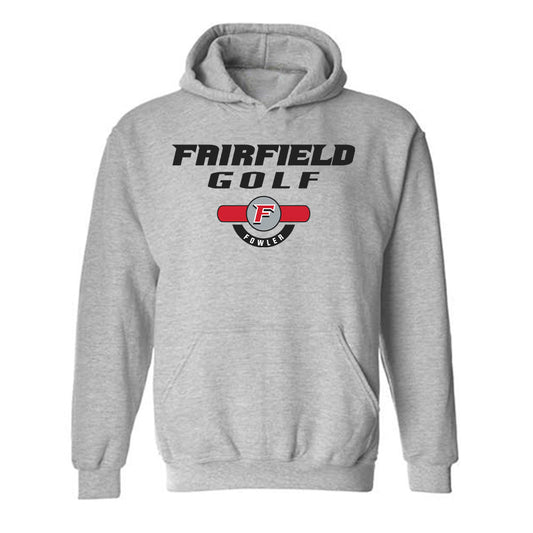 Fairfield - NCAA Women's Golf : Lucille Fowler - Classic Fashion Shersey Hooded Sweatshirt-0