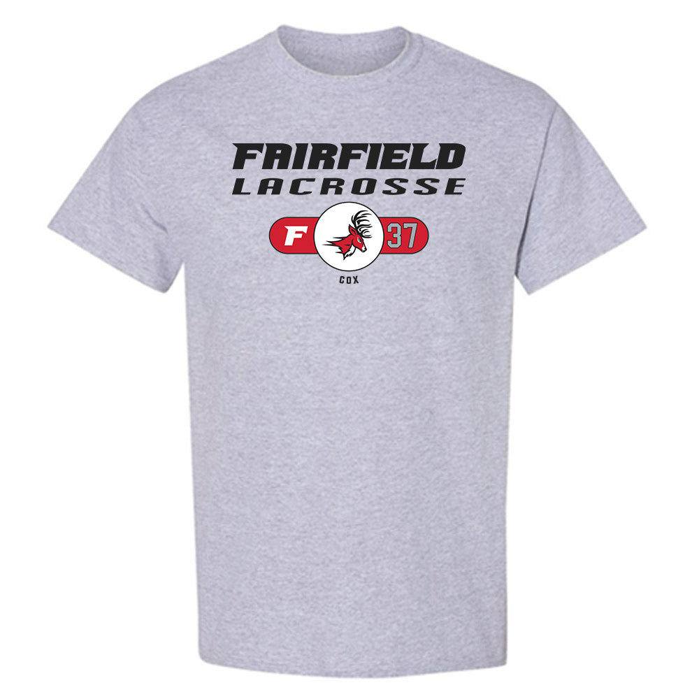 Fairfield - NCAA Men's Lacrosse : Jack Cox - Classic Fashion Shersey T-Shirt-0