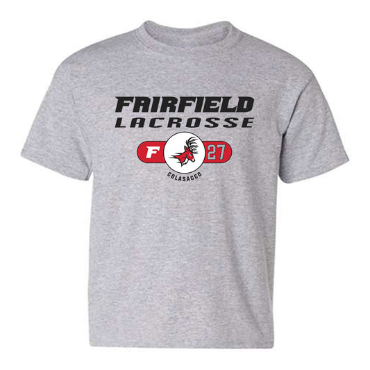 Fairfield - NCAA Women's Lacrosse : Sophia Colasacco - Classic Fashion Shersey Youth T-Shirt-0