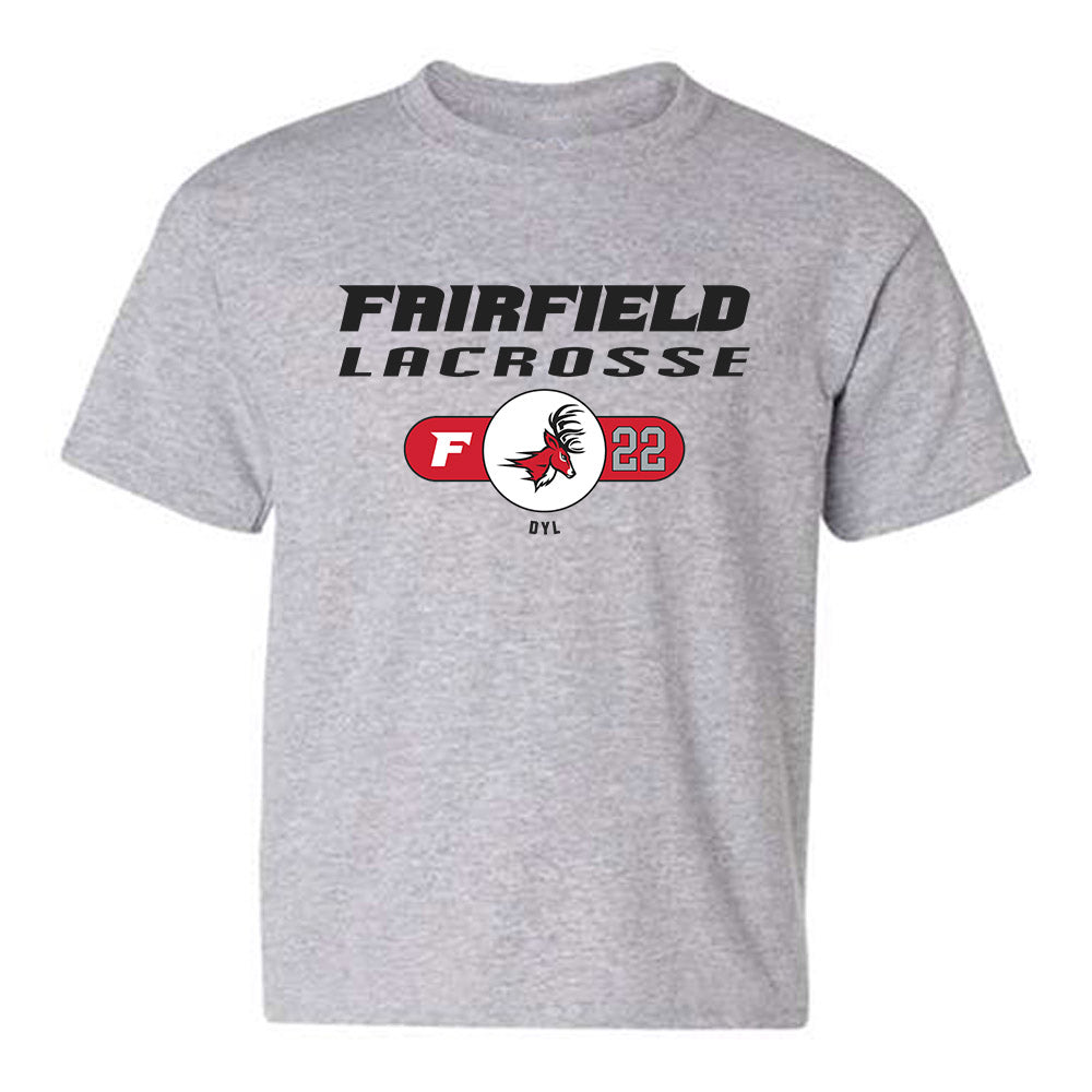 Fairfield - NCAA Men's Lacrosse : Carson Dyl - Classic Fashion Shersey Youth T-Shirt-0