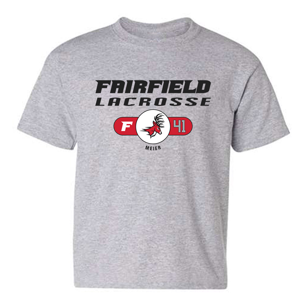 Fairfield - NCAA Men's Lacrosse : Alex Meier - Classic Fashion Shersey Youth T-Shirt-0