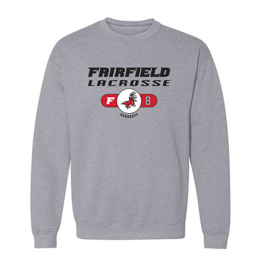 Fairfield - NCAA Women's Lacrosse : Kelly Haggerty - Classic Fashion Shersey Crewneck Sweatshirt-0