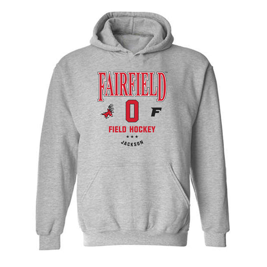 Fairfield - NCAA Women's Field Hockey : Paige Jackson - Classic Fashion Shersey Hooded Sweatshirt-0