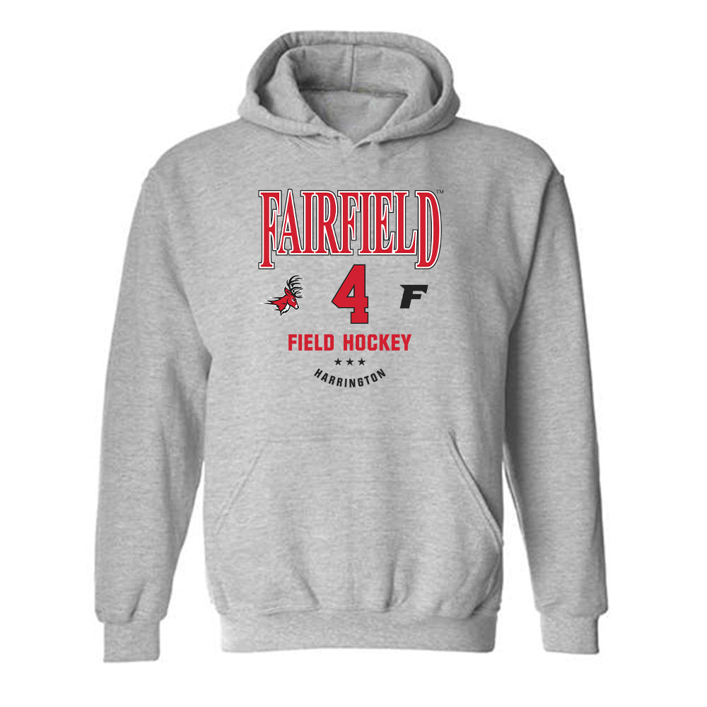 Fairfield - NCAA Women's Field Hockey : Madeline Harrington - Classic Fashion Shersey Hooded Sweatshirt-0