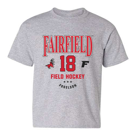 Fairfield - NCAA Women's Field Hockey : Kaelyn Fogelson - Classic Fashion Shersey Youth T-Shirt-0