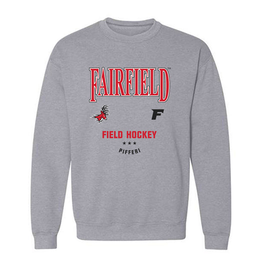 Fairfield - NCAA Women's Field Hockey : Alice Pifferi - Classic Fashion Shersey Crewneck Sweatshirt-0