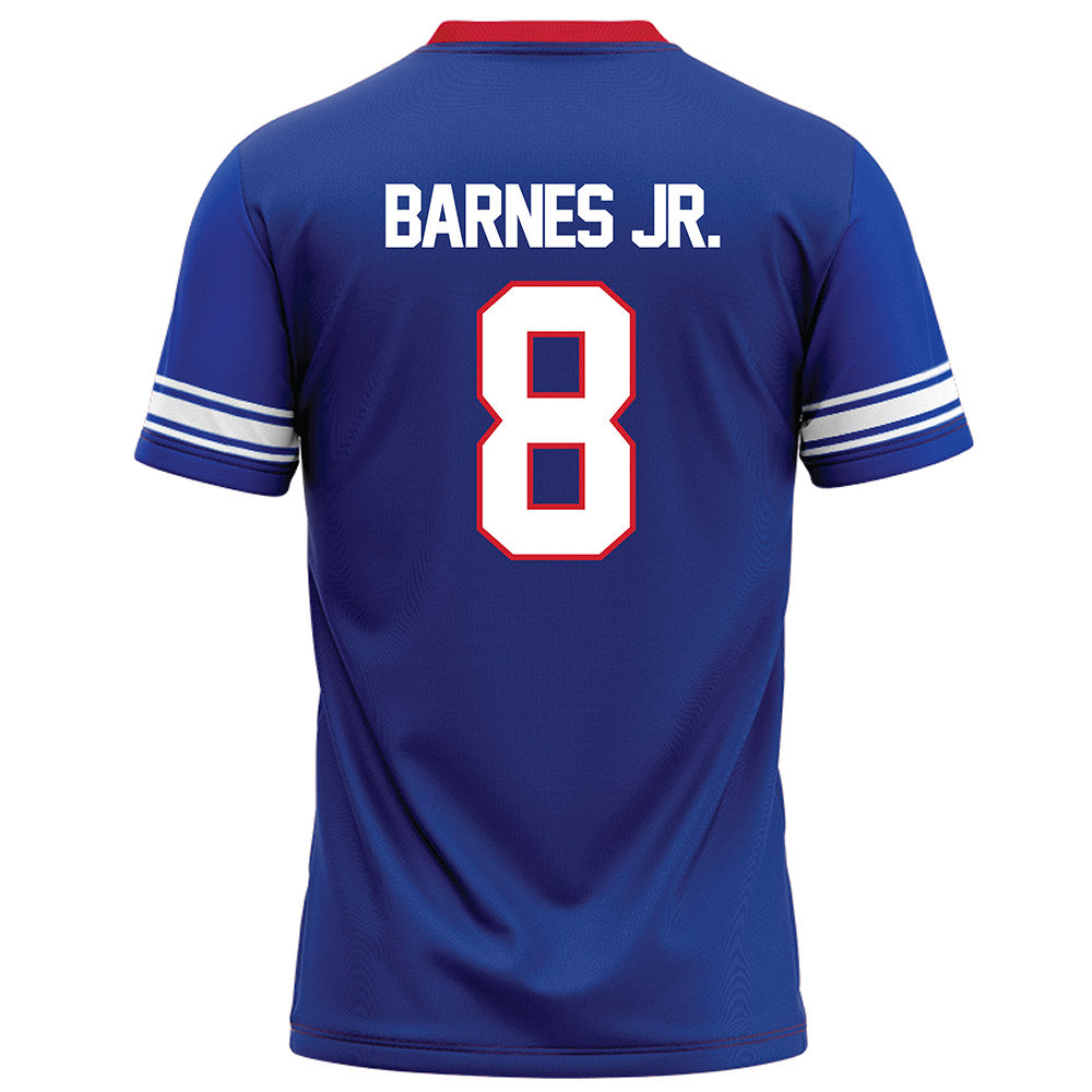 SMU - NCAA Football : Marcellus Barnes Jr. - Blue Football Jersey-1