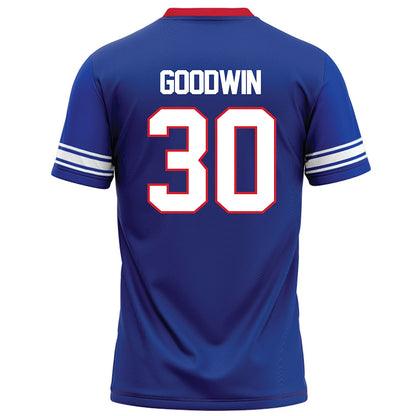 SMU - NCAA Football : Kenneth Goodwin - Blue Football Jersey-1