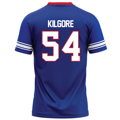 SMU - NCAA Football : Alexander Kilgore - Blue Football Jersey-1