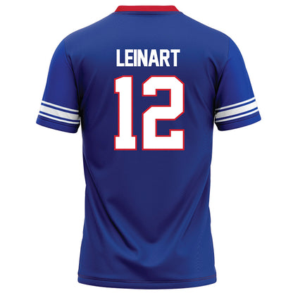 SMU - NCAA Football : Cole Leinart - Blue Football Jersey-1