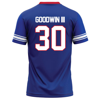 SMU - NCAA Football : Kenneth Goodwin III - Blue Football Jersey-1