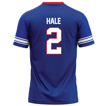 SMU - NCAA Football : Jalen Hale - Blue Football Jersey-1