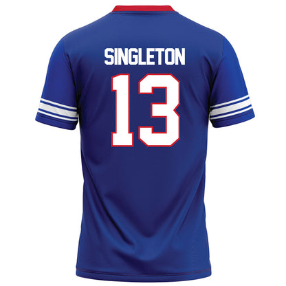 SMU - NCAA Football : Daylon Singleton - Blue Football Jersey-1