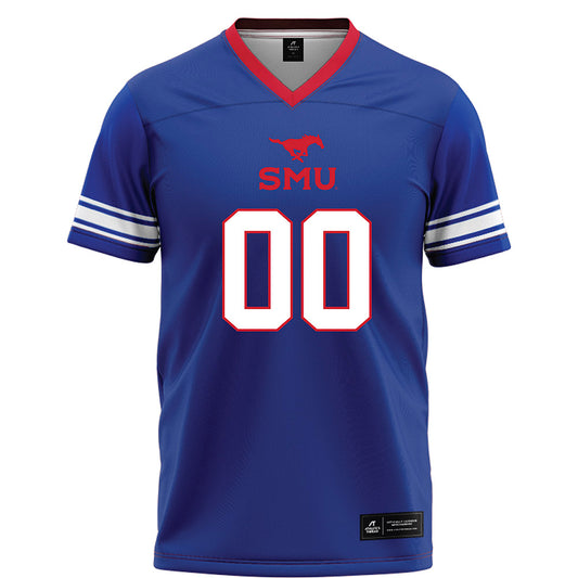 SMU - NCAA Football : Wyat Smith - Blue Football Jersey-0