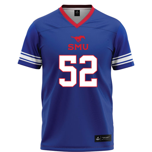 SMU - NCAA Football : Pupungatoa Katoa - Blue Football Jersey-0