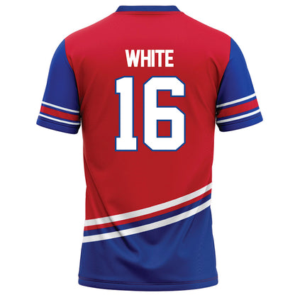 SMU - NCAA Football : Marques White - Red Football Jersey-1