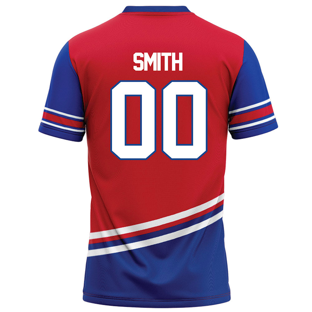 SMU - NCAA Football : Wyat Smith - Red Football Jersey-1