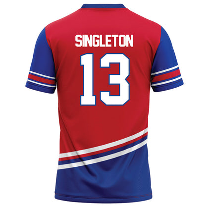 SMU - NCAA Football : Daylon Singleton - Red Football Jersey-1