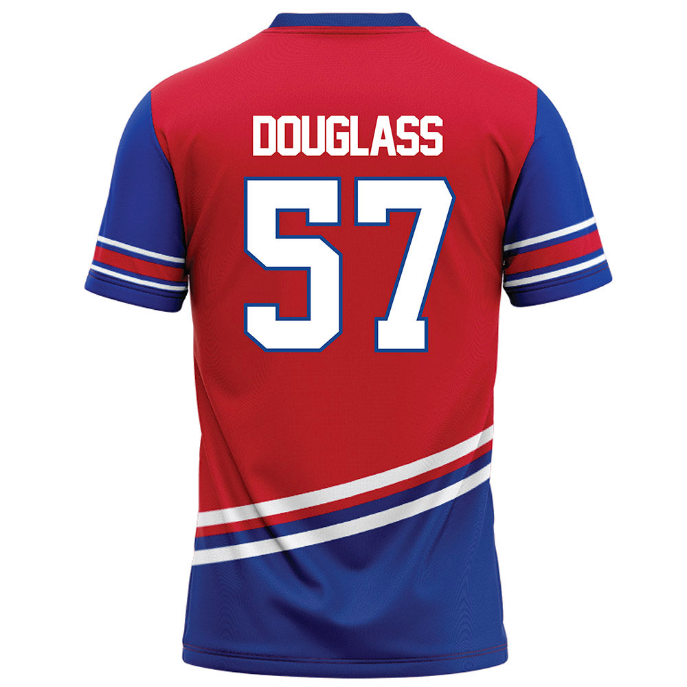 SMU - NCAA Football : Henry Douglass - Red Football Jersey-1