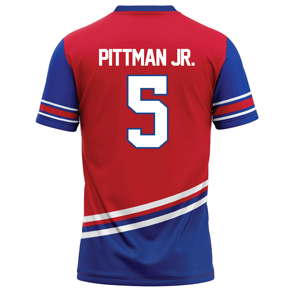 SMU - NCAA Football : Randy Pittman Jr. - Red Football Jersey-1