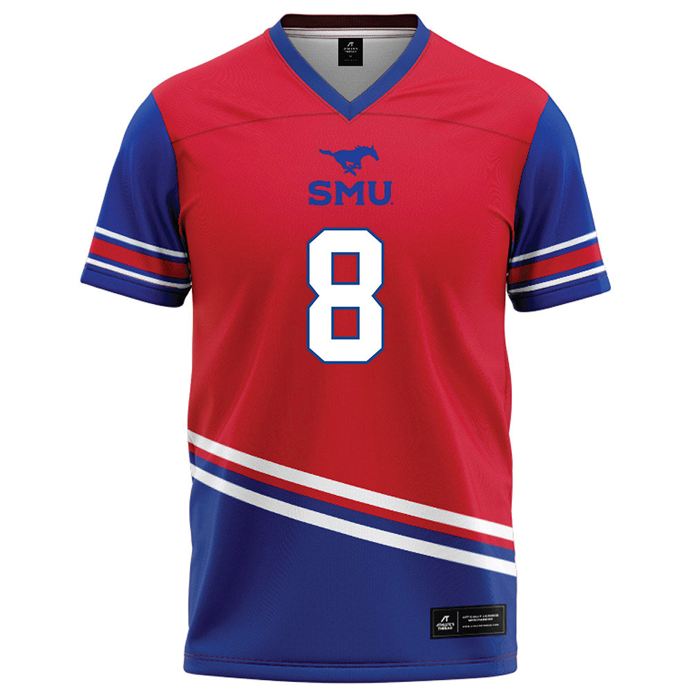 SMU - NCAA Football : Marcellus Barnes Jr. - Red Football Jersey-0