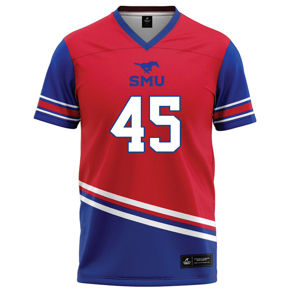 SMU - NCAA Football : Isaiah Robertson - Red Football Jersey-0