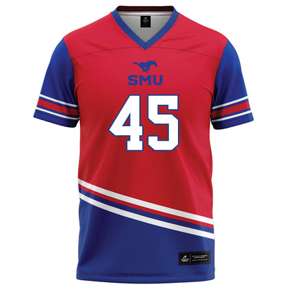 SMU - NCAA Football : Isaiah Robertson - Red Football Jersey-0