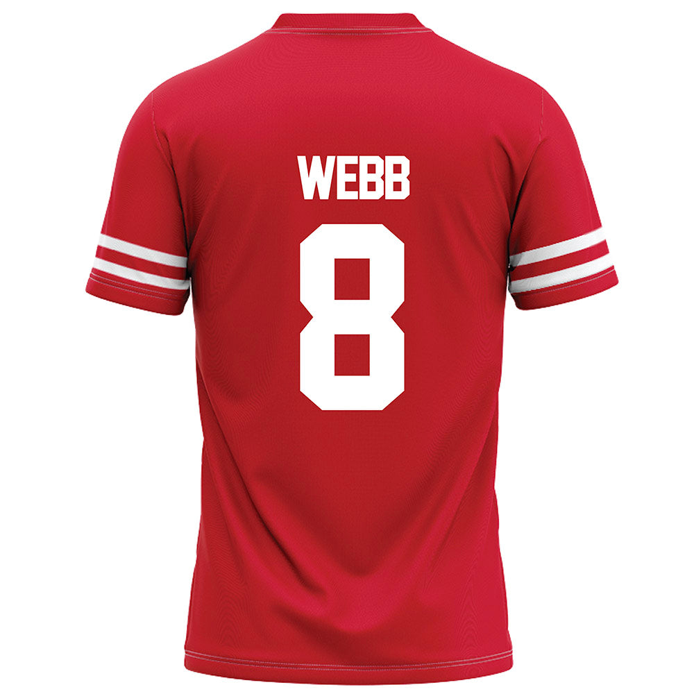 Houston - NCAA Football : Kentrell Webb - Red Football Jersey-1