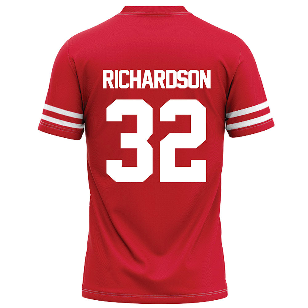 Houston - NCAA Football : Isaac Richardson - Red Football Jersey-1