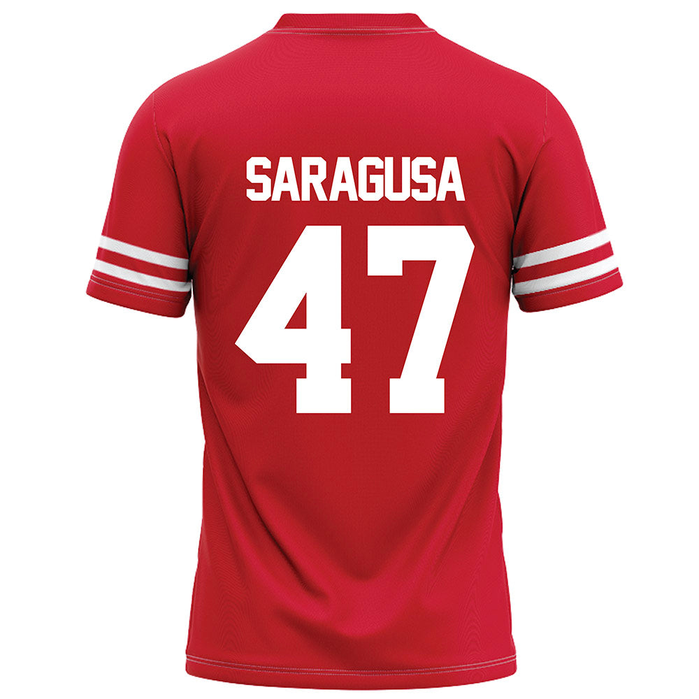 Houston - NCAA Football : Anthony Saragusa - Red Football Jersey-1